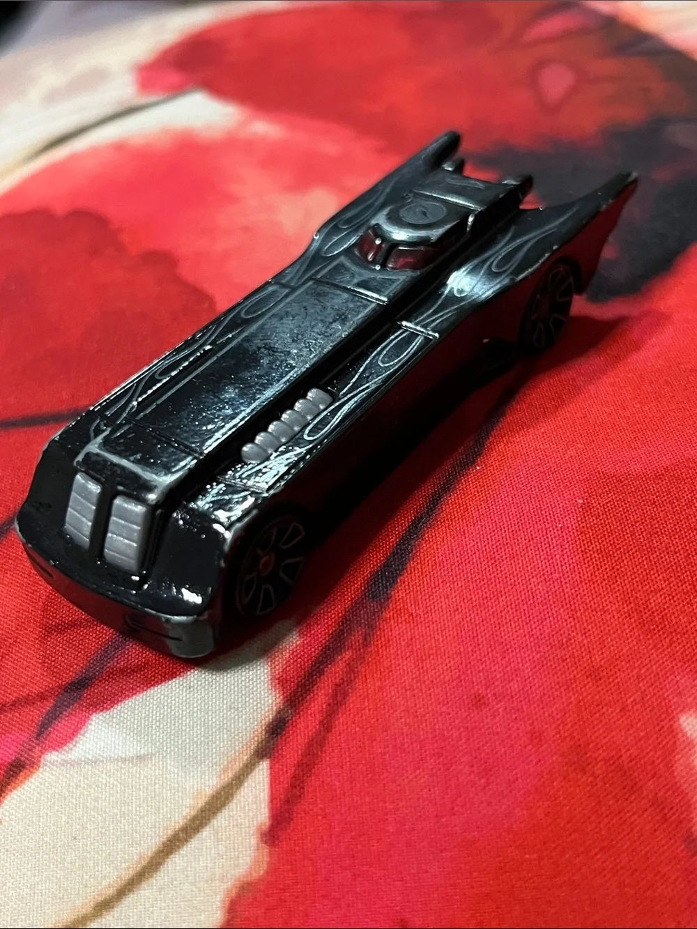 DC Comics Black Batmobile Styled Die-Cast Kids Vehicle